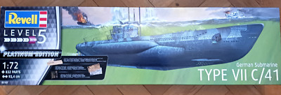 Revell 05163 : U-Boot Type VII C/41 der Dt. Kriegsmarine -  Kit 1:72 - NEU / OVP