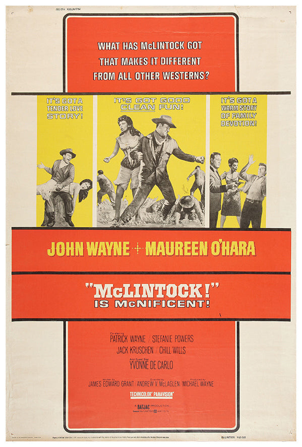 Mclintock - 1963 - Movie Poster | eBay