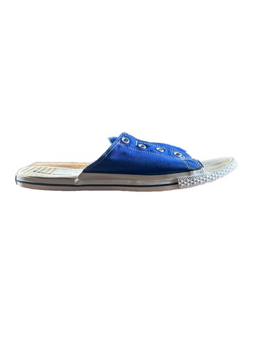 Converse All Star Cutaway Slides Slip On Sandals Blue Men’s 13
