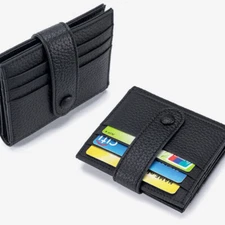 Wallet for Men Women Slim Minimalist Front Pocket Leather Credit Card Holder