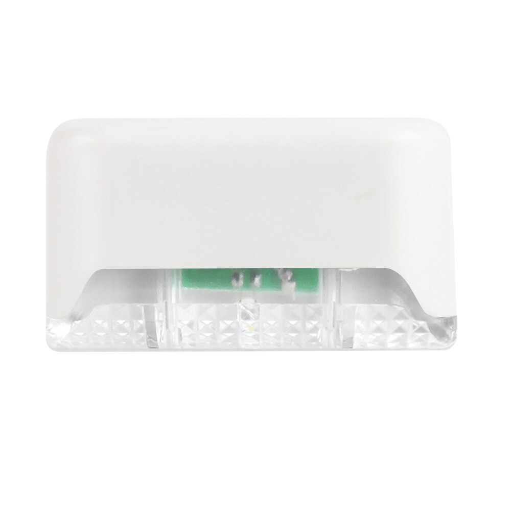 4Pcs Solar LED Deck Lights Garden Waterproof Landscape Light Fence Stairs Lamps