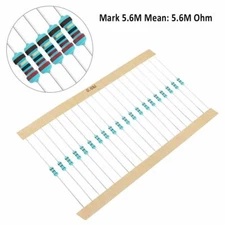 10 PCS 1/4w(0.25 watt) 1% metal film resistors Over200 Various Value YOU CHOOSE