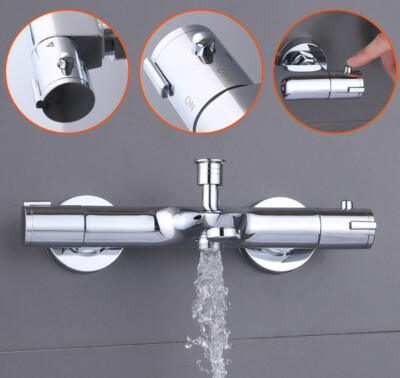 Badewannenarmatur Thermostat Wannenarmatur Mischbatterie Badarmatur Wasserhahn 