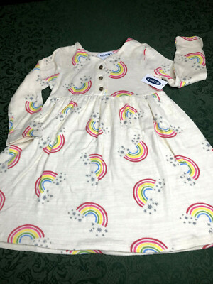 NWT TWINS set Old navy rainbows winter 2 dress 3t sisters christmas back  school | eBay