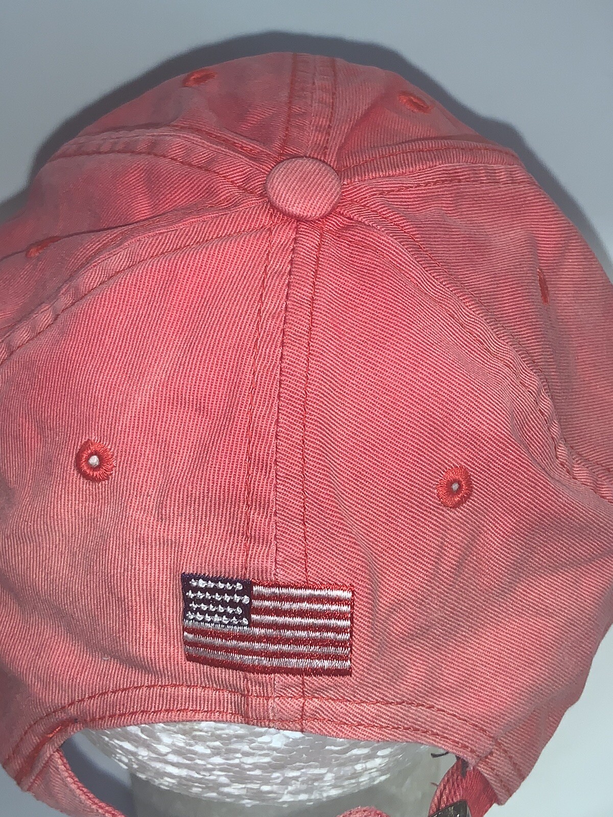 TOP FLITE HAT CAP ADJUSTABLE STRAPBACK RED - image 6