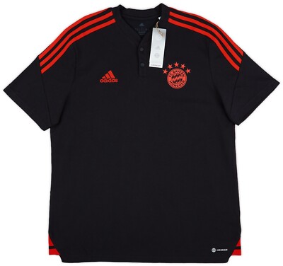 BAYERN MUNICH 2022/23 (2XL,M) ADIDAS TRAINING GERMANY BLACK/RED