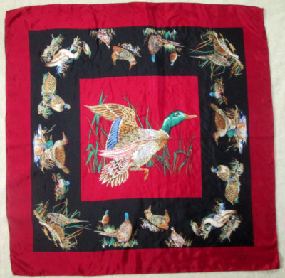- FABIANI Foulard Soie TBEG Vintage Schal 86x86 cm,