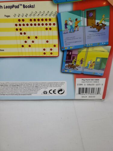 LeapFrog LeapPad Scooby Doo & Donuts Interactive Book & Cartridge new Sealed - Picture 4 of 4