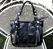 NEU George Gina Lucy Star Watcher Schultertasche *SilkyDust* mit Leder