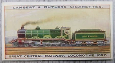 World's Locomotives Great Central 8/50 Vintage Imperial Tobacco Co Trading Card