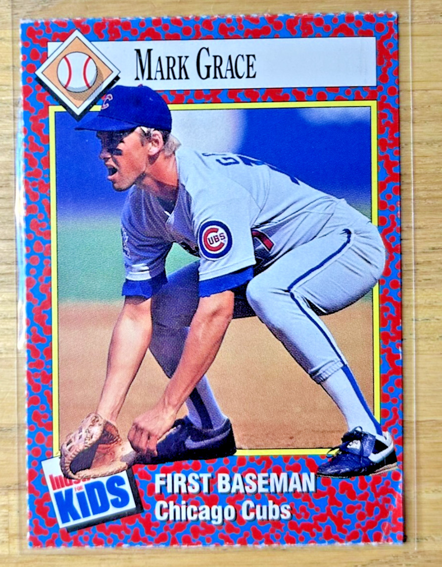 1991 Sports Illustrated for Kids #283 Mark Grace Chicago Cubs
