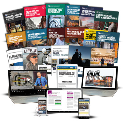 Electrical Training, Ultimate Training Set for Electricians, Based on 2023 NEC