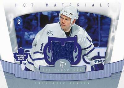 2006-07 Hot Prospects HOT MATERIALS #SU MATS SUNDIN - Toronto Maple Leafs