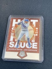 2021 Panini Mosaic Hot Sauce #HS4 Mookie Betts Los Angeles Dodgers