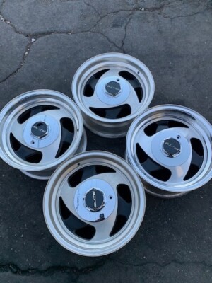 15 VINTAGE WHEELS RIMS ALLOY TRI SPOKE THREE AMERICAN RACING