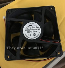 1pcs SNOWFAN YY12038H24B DC24V 0.40A 12CM 120 38MM 2-wire inverter fan