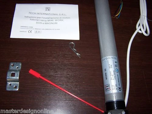 MOTORE PER TAPPARELLE AVVOLGIBILI TENDE DA SOLE 50Nm 100KG - Foto 1 di 1