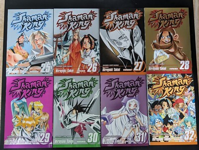 Shaman King Manga English Volume 1-32 Complete Set Excellent