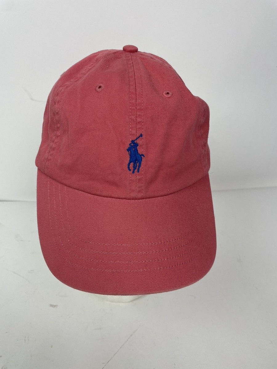 Polo Ralph Lauren Pony Coral Strapback Baseball Cap Hat Dad  display picture 1