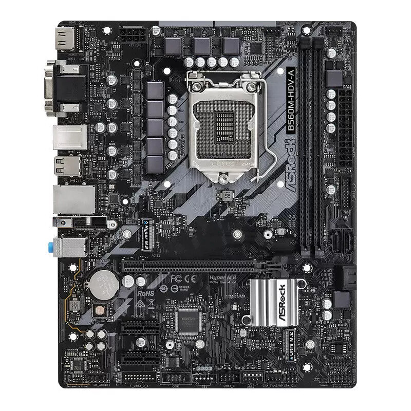 CPU ASRock B560M-HDV + Intel Core i5-10400 ASROCK B560M-HDV-A M.2 motherboard lga1200 support intel core