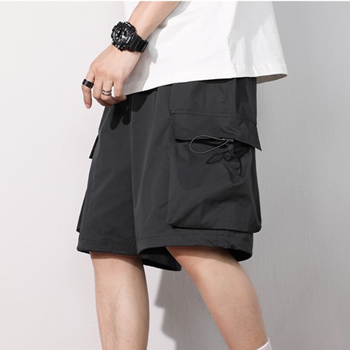 Men Cargo Shorts Half Pants Multi Pockets Combat Casual Running Sportswear Chic - Picture 8 of 15