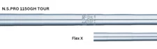 NEW NIPPON SHAFT N.S.PRO 1150GH, X Flex, .355 Taper Tip, Choose Shaft
