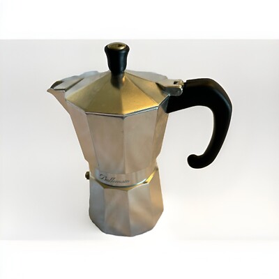 Bellemain Expresso Mocha Maker, makes 6 (2 oz) demitasse cups, Aluminum Body New