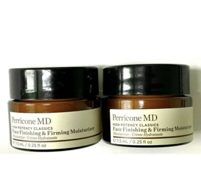 2 X PERRICONE MD HIGH POTENCY CLASSICS FACE FINISH&FIRMING MOISTURIZER 7,5ML 