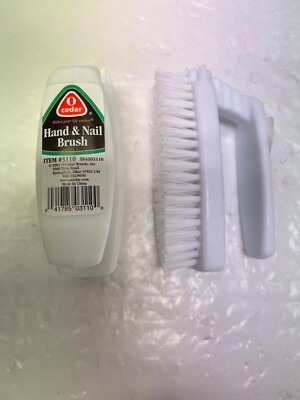 Lot of (2) O cedar Hand &Nail Brush Scrub Handle Grip