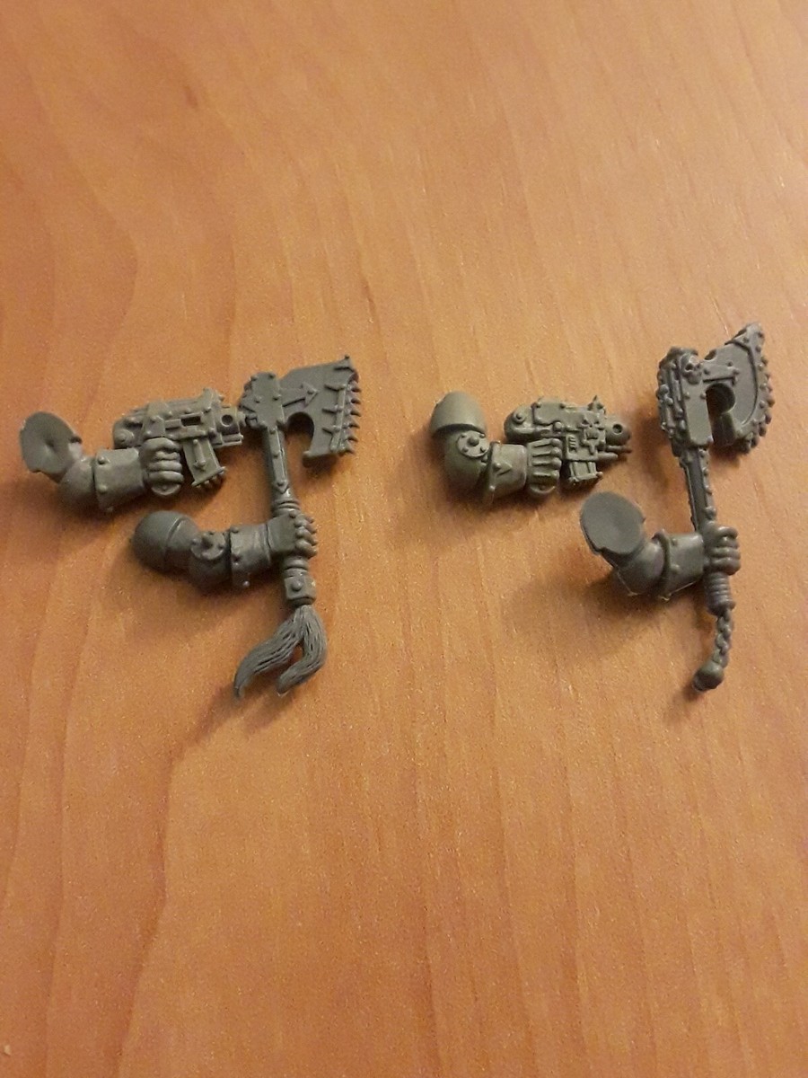 WARHAMMER 40K ヘルドレイク JOYTOY JT3792 Warhammer 40k 1: 18 Space Wolves Claw Pack