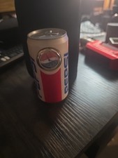 Rare Vintage Paler Weight  Mini Pepsi Can With Quartz Clock Built In