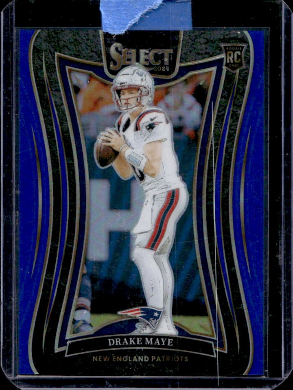 2024 Select Drake Maye Suite RC Blue Prizm Rookie #70/99 Patriots