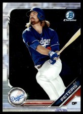 2019 Bowman Chrome Prospects DJ Peters Los Angeles Dodgers #BCP-124