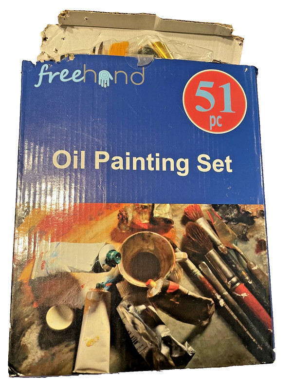51 Pc Oil Painting Set Freehand Brand New Open Box