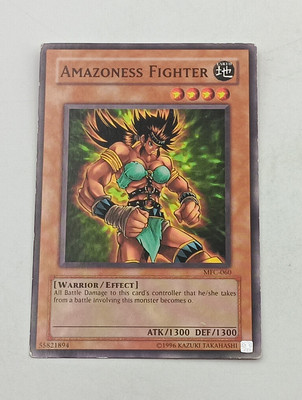Yu-Gi-Oh Einzelkarte Amazoness Fighter bespielt