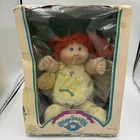 Vintage 1985 Cabbage Patch Kids Doll Red Hair Yellow Dress w/ Box - Joyce Falda