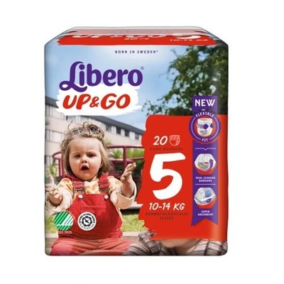 Libero Up Et Go Windelhöschen Größe 5 (10-14kg) 20er Pack