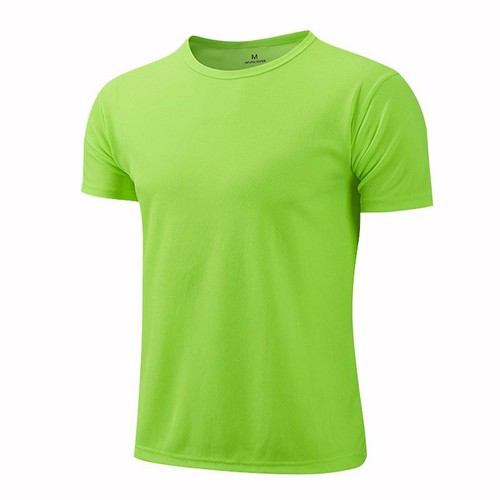 T-shirt de sport unisexe à séchage rapide manches courtes gym course fitness top 2026 - Photo 4/21