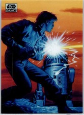 2024 Topps Chrome Star Wars Galaxy 50 Luke Skywalker and R2-D2 Refractor