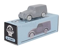 OFFICINA-942 1/76 Fiat 500B Van Van 1948 Grau Statisches Modell Diecast