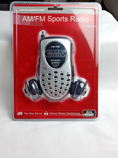Durabrand PR-355 AM/FM Sports Radio Portable w Headphones New Sealed