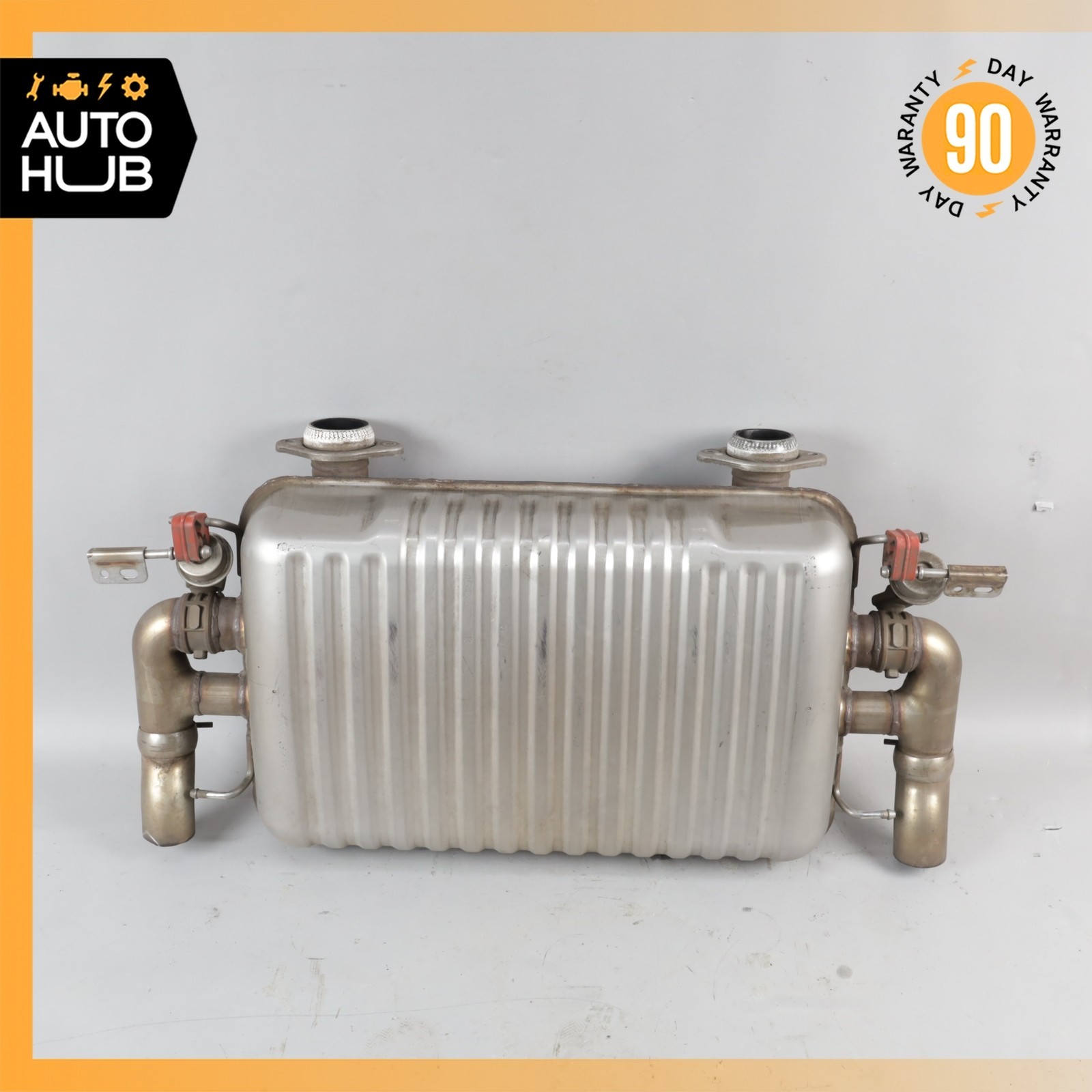05-16 Aston Martin DB9 DBS 6.0L Dual Exhaust Muffler Assembly 4G435230FB OEM 34k