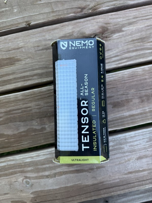 Nemo Tensor All Season Ultralight Insulated Sleeping Pad Size Regular New In Box