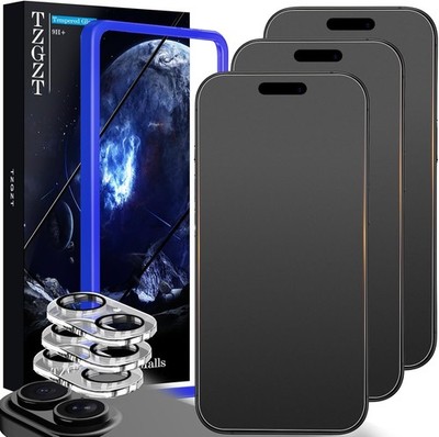 TZGZT (Anti-Blue Light) 3 Pack for iPhone 17 Matte Screen 17-6.3INCH 