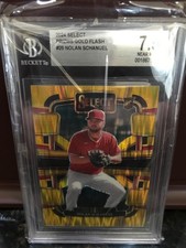 Nolan Schanuel gold rookie flash select #26 rare sssp 1/10. low population