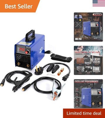 250A Dual Voltage Stick Welder, ARC/Lift TIG with IGBT Inverter, Portable Blue