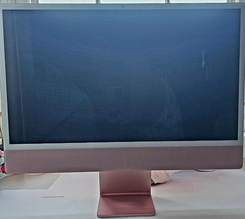 Apple iMac All-in-One Desktop Computer, Pink, Includes Keyboard & Cables