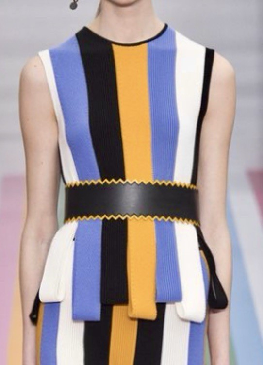 Salvatore Ferragamo Colorblock Patchwork Wool Swe… - image 2