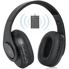 Wallarge Wireless TV Watching Headphones Bluetooth Comfortable For Seniors HP007