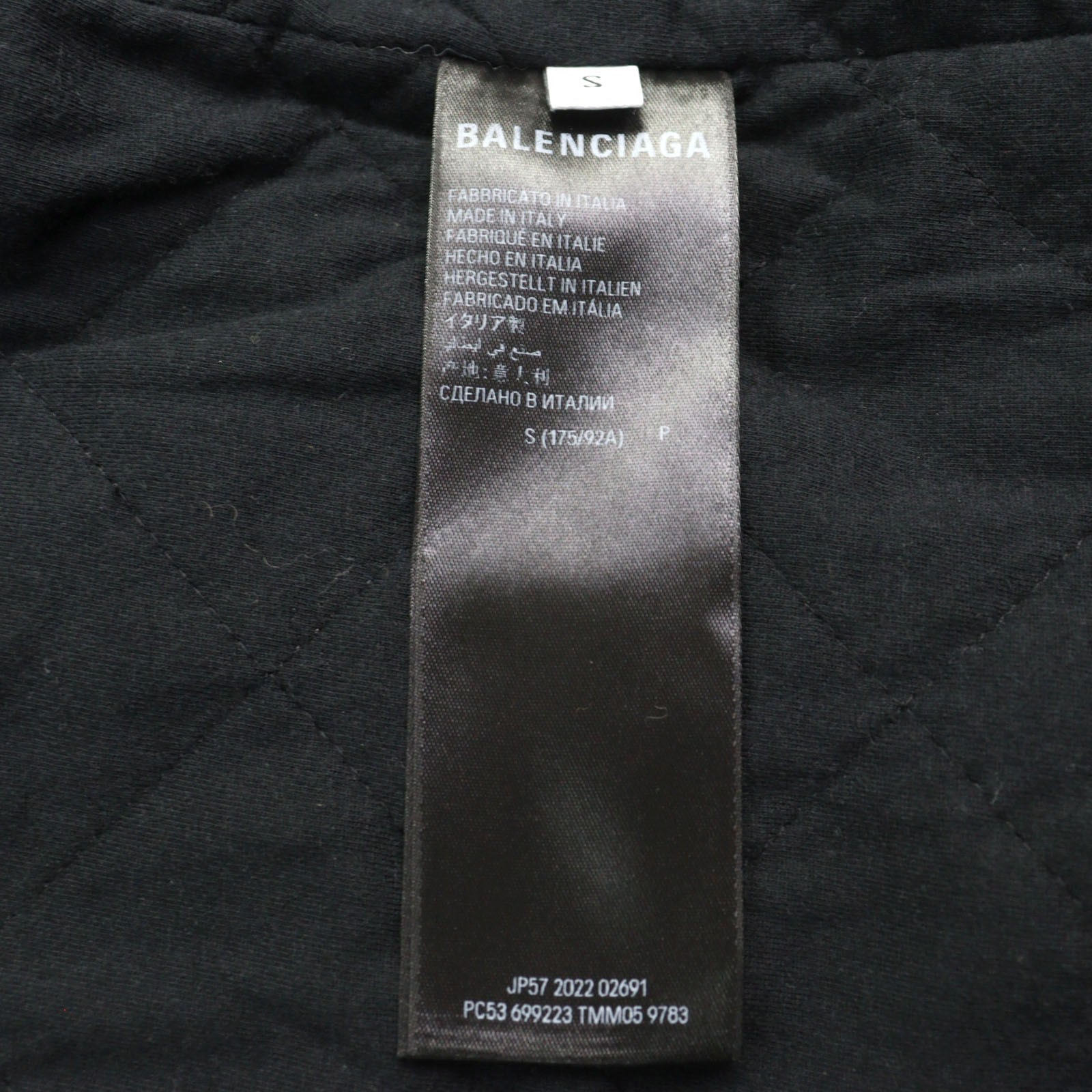 BALENCIAGA Jacket BLEACHED PLAID HOODED SHIRT  multicolor cotton mens S 699223 thumbnail 10